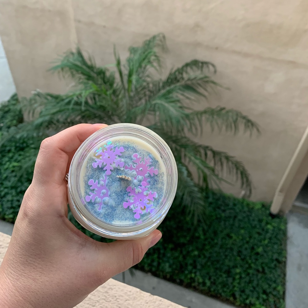 Handmade Soy Wax Candle “Winter Forest” - Picture 3 of 4